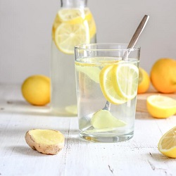 citrom gyömbér víz