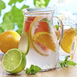 citrom-lime-grapefruit víz