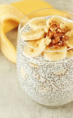 bananos chia puding