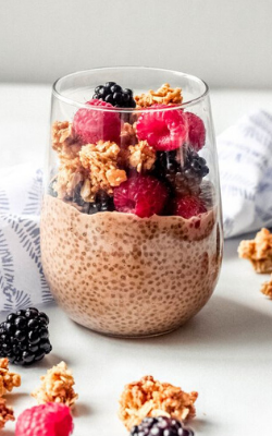 mandulavajas chia puding
