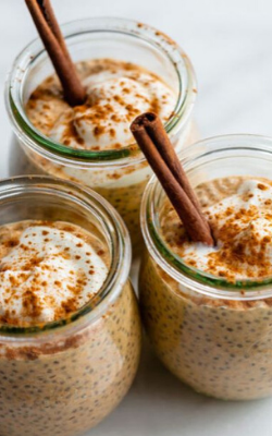 pumpking spice chia puding