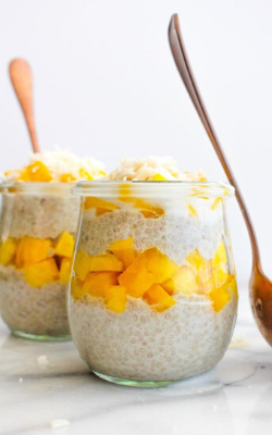 mangos chia puding